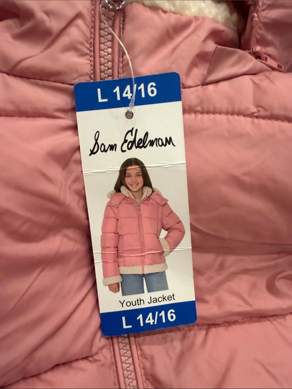 NWT Sam Edelman Pink Jacket with Cream Accents